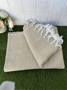 Pom Pom at Home Athena Throw Color: Natural New